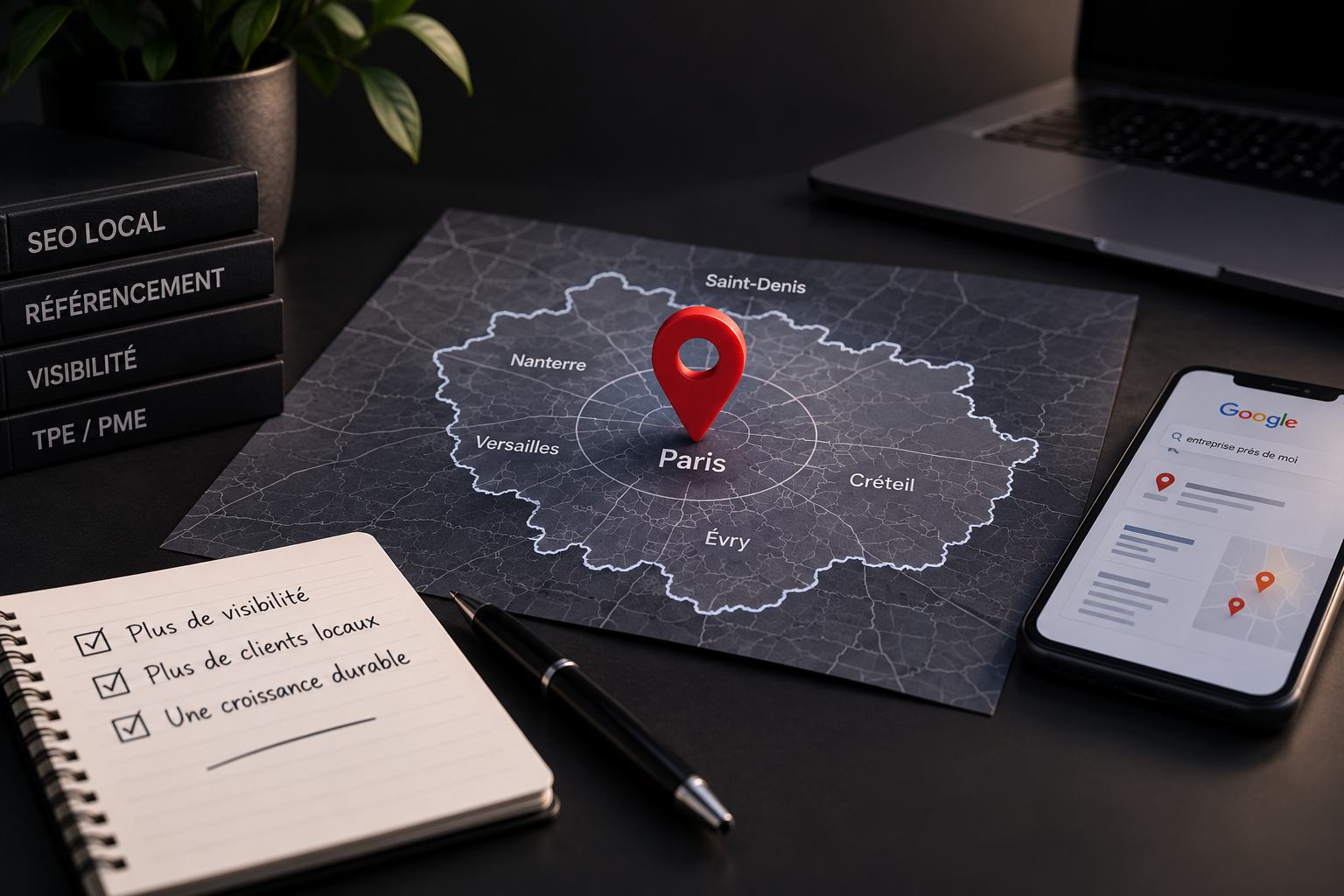 Bien référencer son site local en Île-de-France